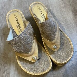 Andre Assous Wedge Espadrille Sandal